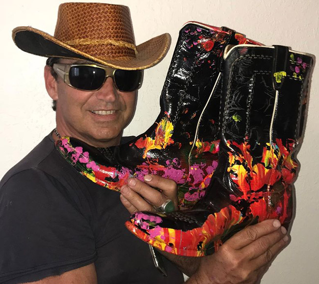 star global cosmic_cowboy_boots_worlds_most_expensive_boots_jack_armstrong_2 Meet the 6 Million Dollar Cosmic Cowboy Boots - Another World First By Artist Jack Armstrong  